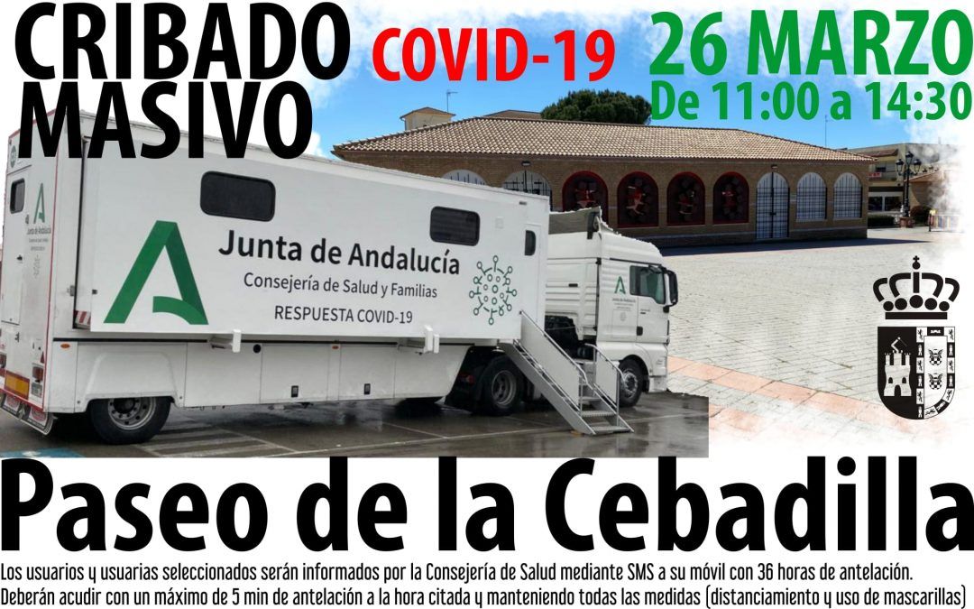 Alta participación de los puebleños en el cribado masivo, que arrojó un positivo