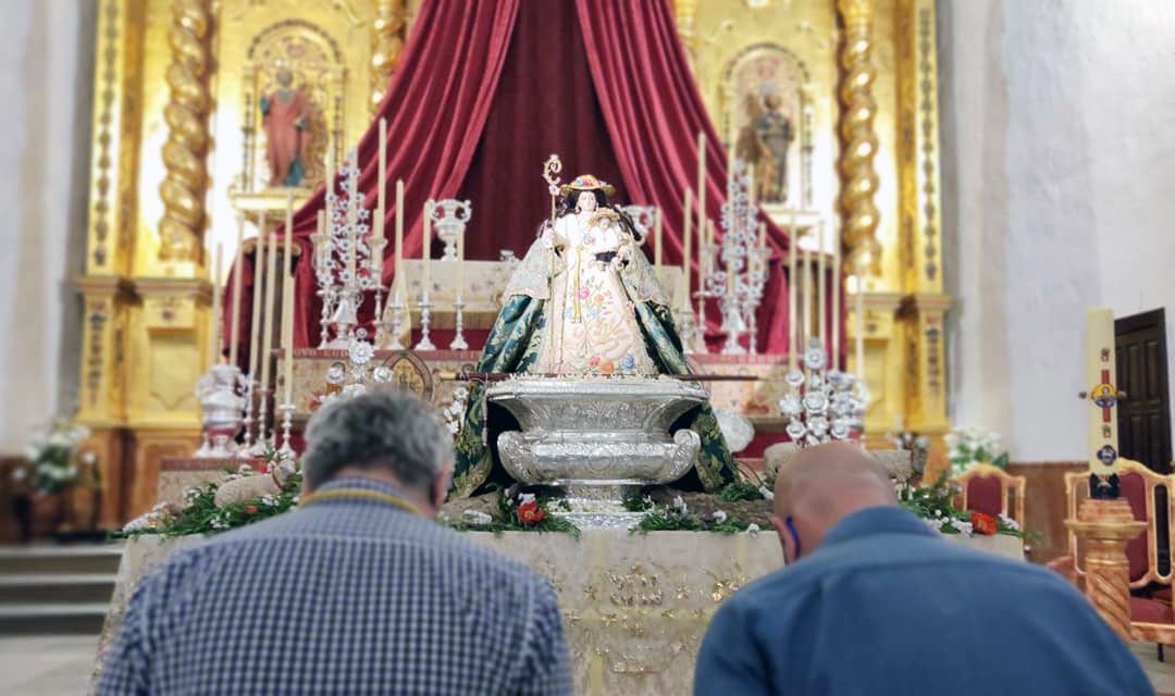 La Virgen de la Coronada ya está en Calañas tras una ‘traída’ con mucho sigilo