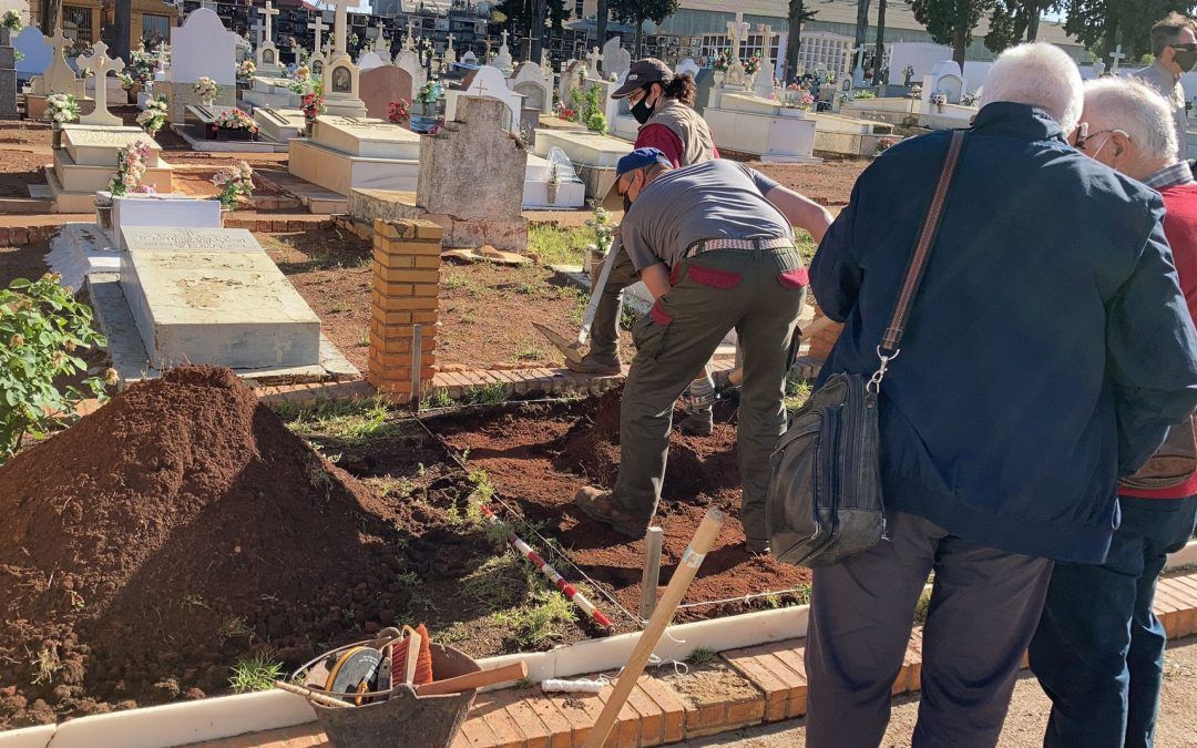 Día histórico en Riotinto: Empiezan los trabajos de exhumación de su fosa común