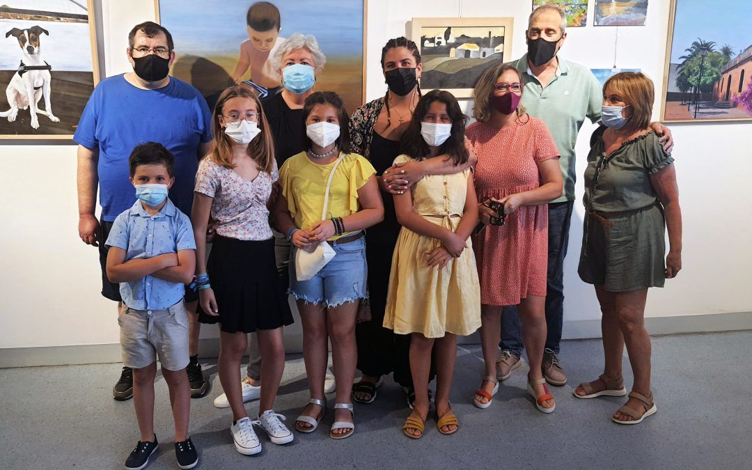 Los alumnos del Taller de Artes Plásticas de Valverde exhiben los trabajos de este curso