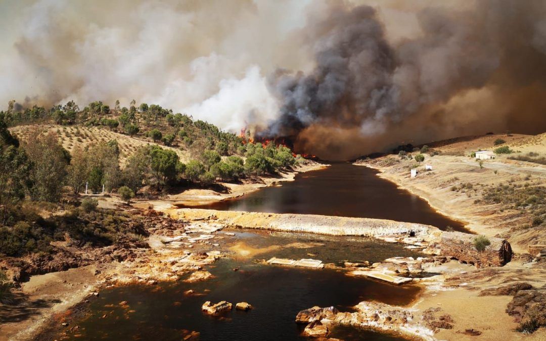 La Guardia Civil investiga a dos personas por el incendio forestal de Villarrasa