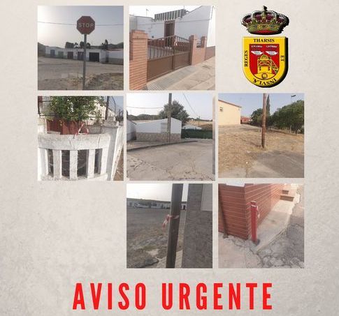 Alerta en Tharsis por la señalización de viviendas cerradas