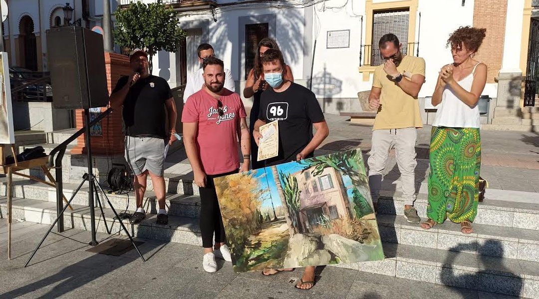 Éxito de participación en el II Concurso valverdeño de pintura al aire libre