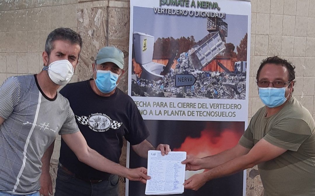 La oposición en Nerva acusa a la alcaldía de mentir con el cierre del vertedero