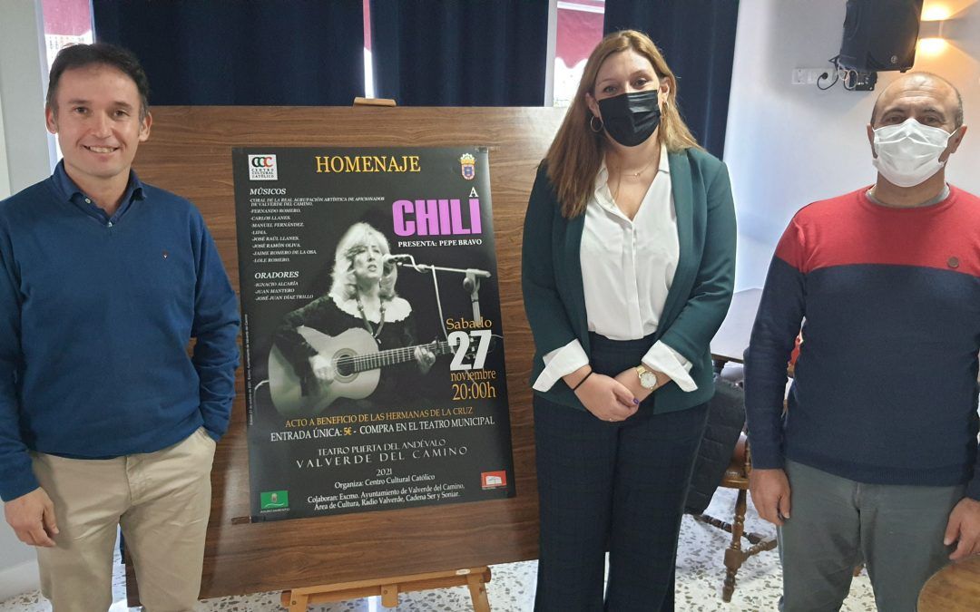 Valverde rendirá homenaje a la cantante ‘Chili’ el próximo 27 de noviembre