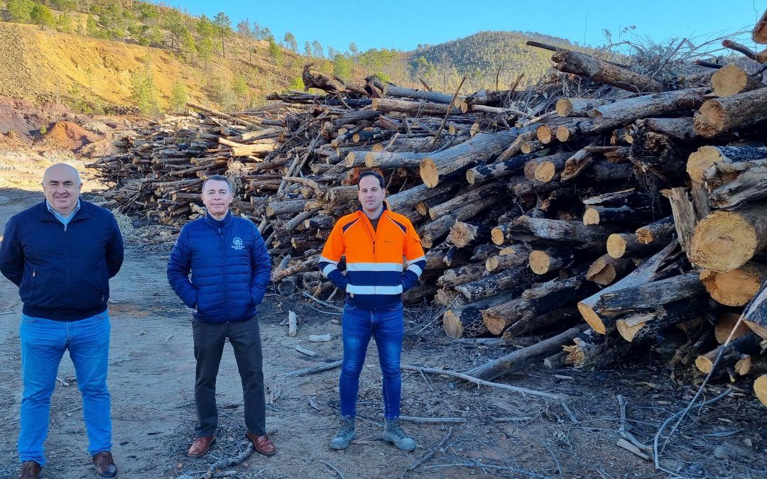 La empresa Atalaya Mining restaurará el entorno de Peña de Hierro tras el incendio de 2018