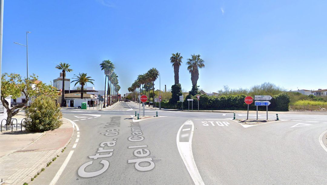 Comienza la construcción de una rotonda en la entrada a La Palma desde Valverde