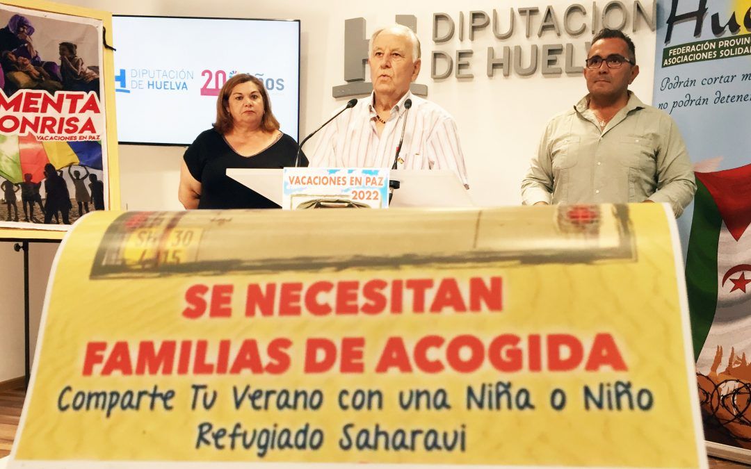 ‘Vacaciones en paz’ hace un llamamiento para reunir a 20 familias de acogida