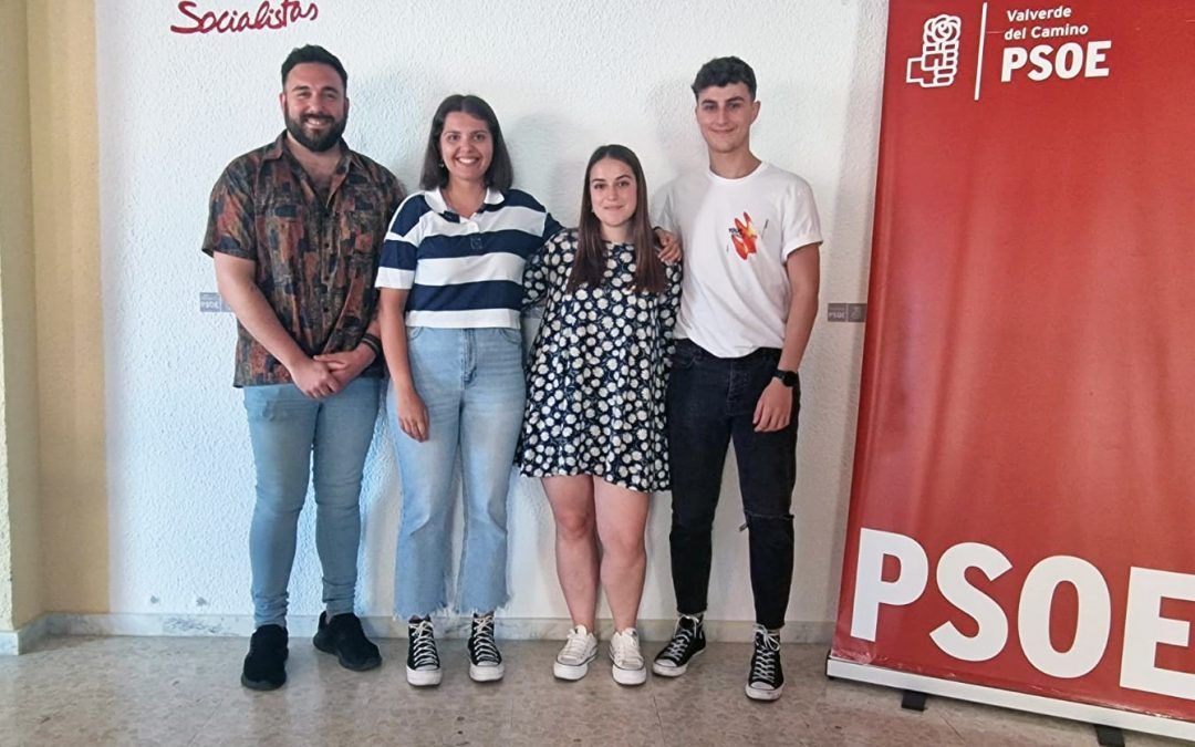 Jessica Bonaño lidera la nueva ejecutiva de Juventudes Socialistas de Valverde