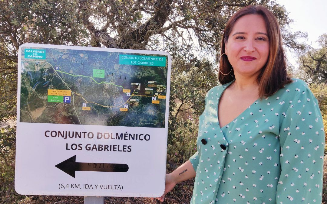 Nuevas señales para facilitar el acceso a los Dólmenes de los Gabrieles de Valverde