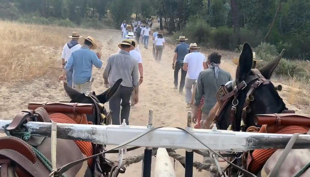 “Emocionante” primer día de camino de la Hermandad del Rocío de Valverde