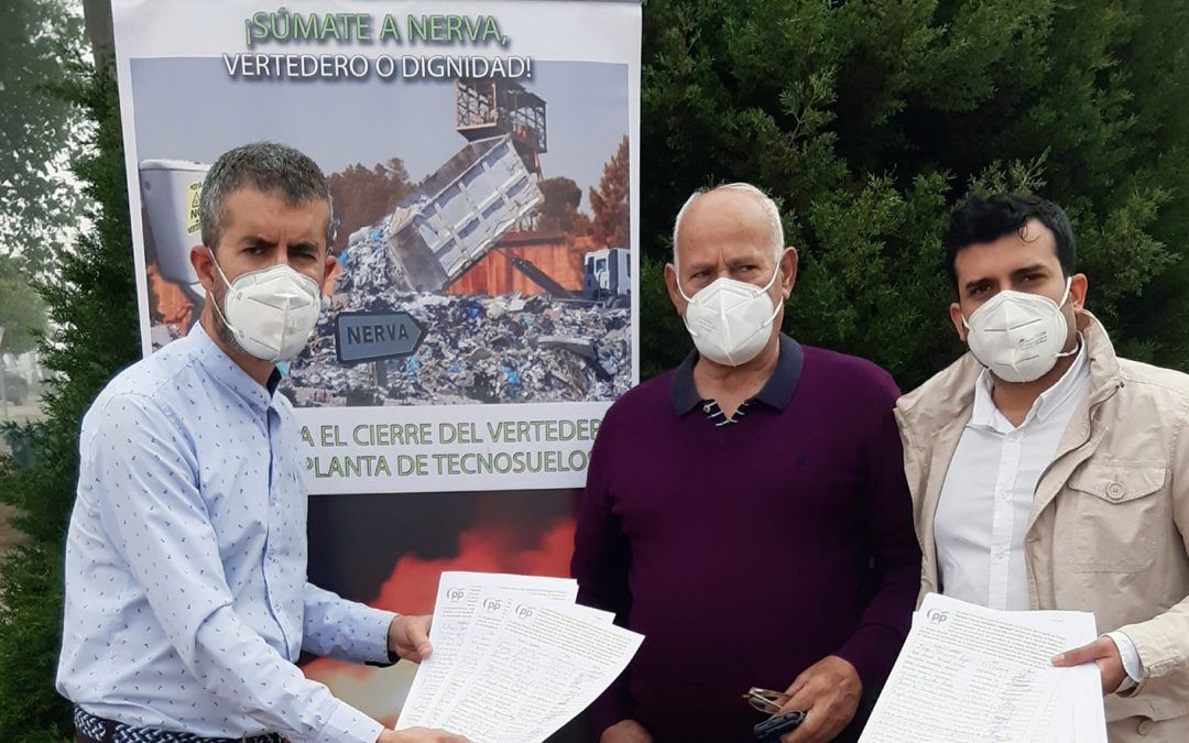El PP de Nerva no hará campaña ni estará en mesas como protesta por el vertedero