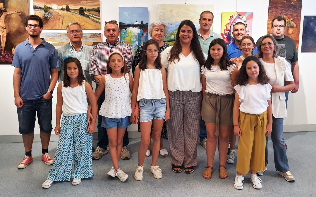 Los alumnos del Taller de Artes Plásticas de Valverde exhiben las obras del curso