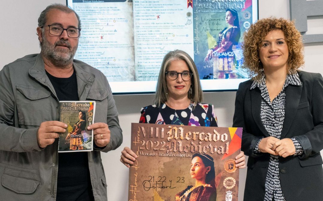 San Bartolomé exhibe su patrimonio histórico en el VIII Mercado Medieval y II Transfronterizo