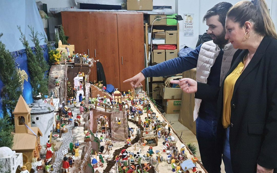 La ruta de belenes, una cita obligada en el calendario navideño de Valverde