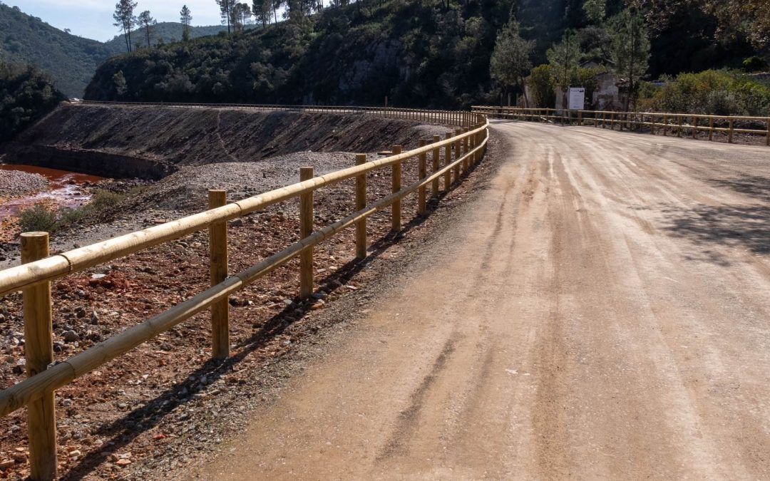 A punto de finalizar las obras del nuevo tramo de la Ruta Natural del Río Tinto
