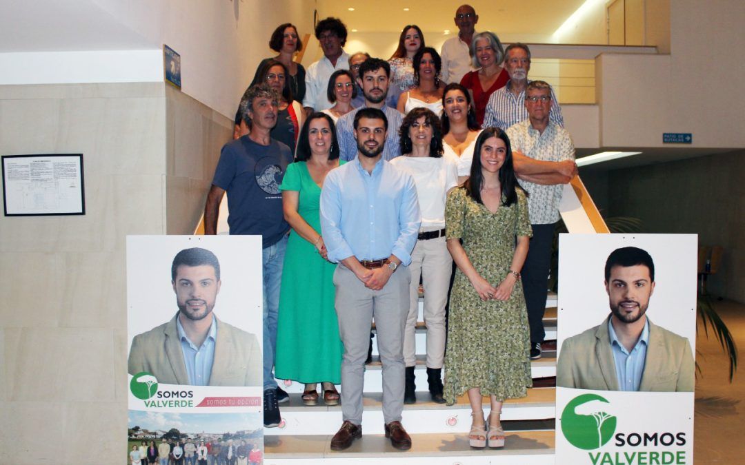 Somos Valverde estrena la campaña electoral con la presentación de su candidatura