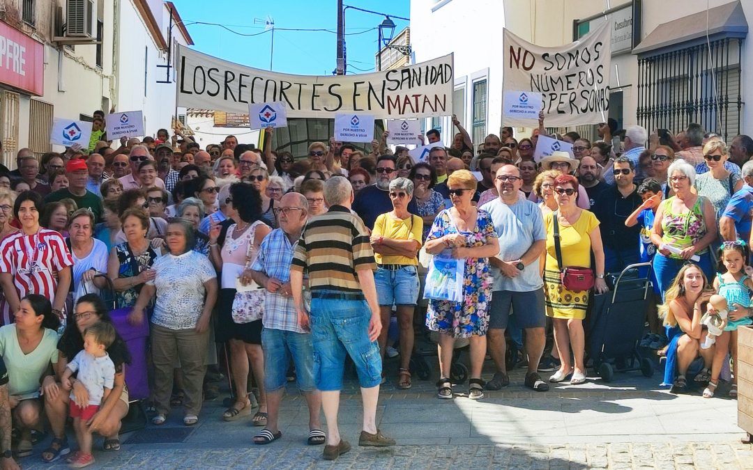 Santa Bárbara de Casa se harta de no tener urgencias: “Nos toca hacer ruido”