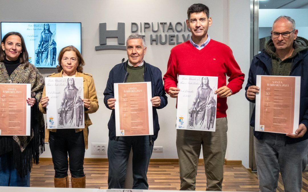 Actos y cultos de las fiestas de La Zarza-Perrunal en honor a su patrona, Santa Bárbara