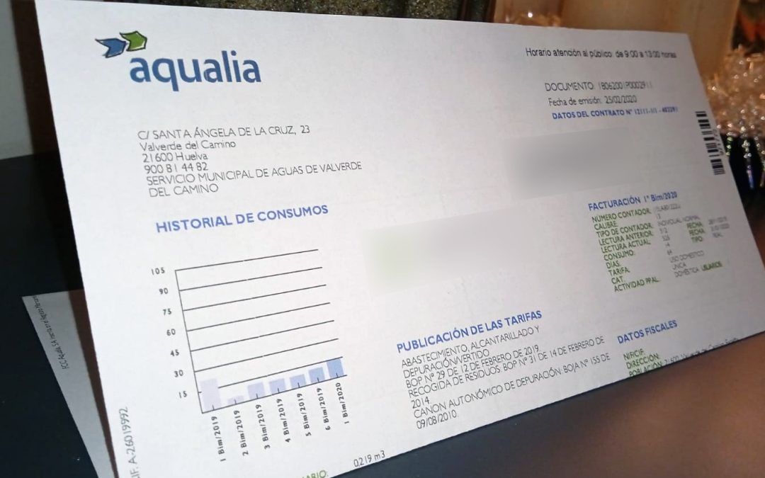 El recibo del agua en Valverde llegará mensualmente a partir de este mes
