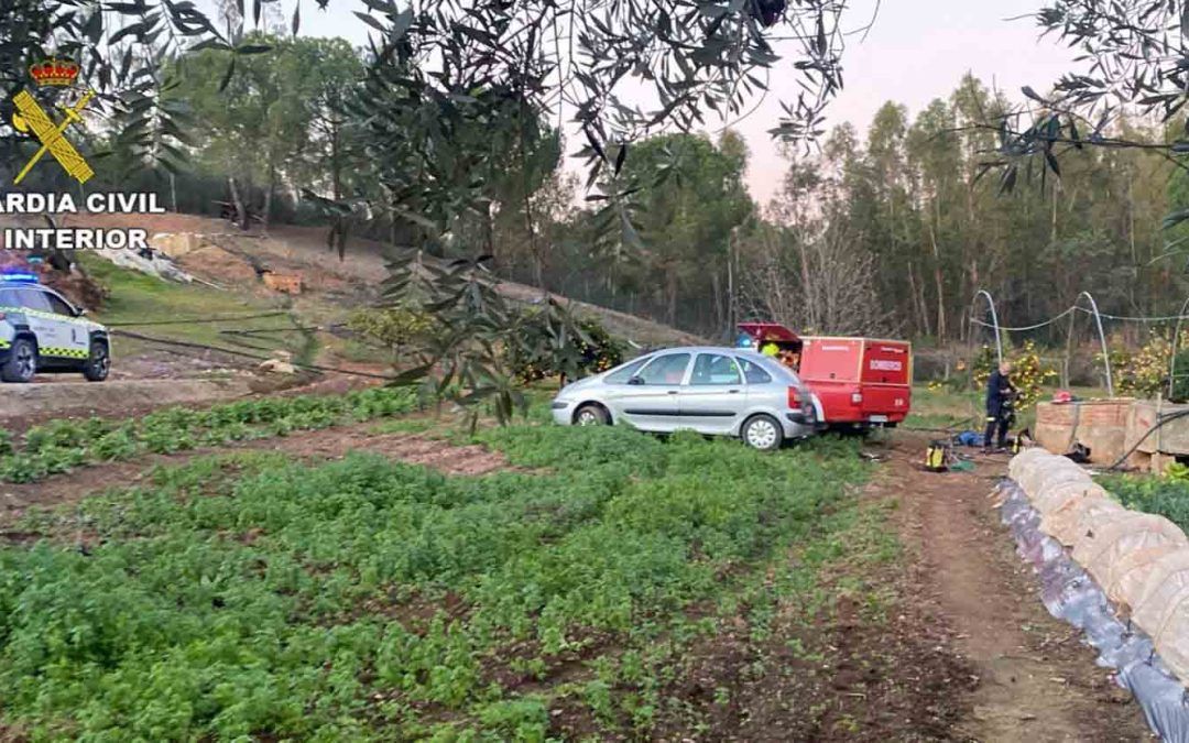 Rescatada una persona mayor atrapada en un pozo próximo a Valverde