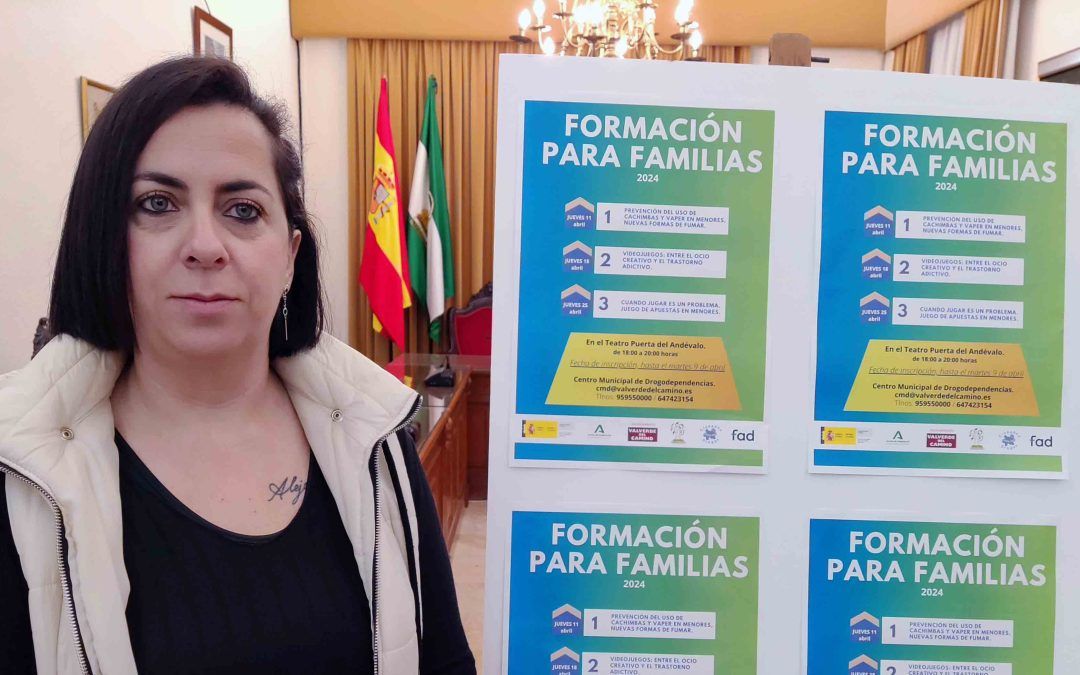 Formación familiar en Valverde sobre el consumo de vápers y videojuegos y las apuestas online