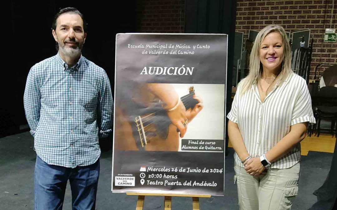 Los alumnos de guitarra mostrarán lo aprendido durante el curso el 26 de junio en el teatro