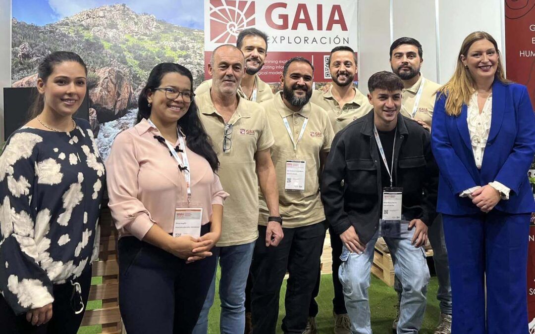 Nutrida representación valverdeña en el Salón Internacional de la Minería de Sevilla