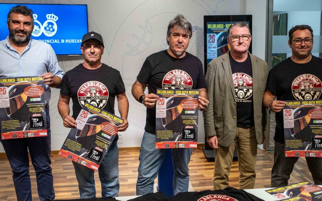 Alosno, municipio invitado en la ruta motera de Villablanca por el Andévalo