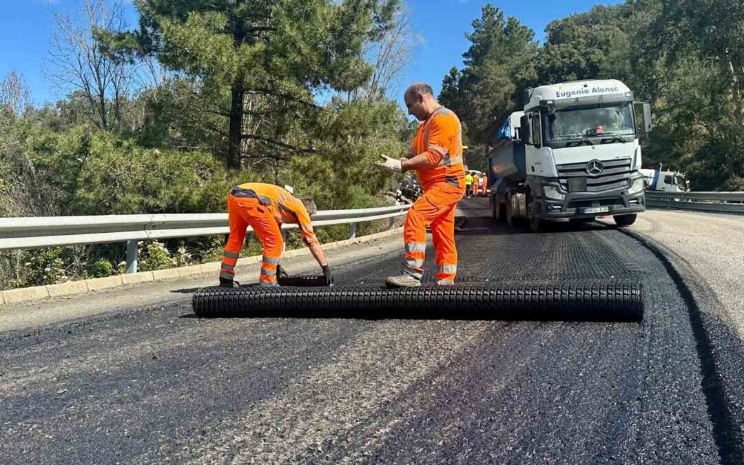 El Gobierno inicia la reparación de la N-435 a su paso por Almonaster, Zalamea y San Juan