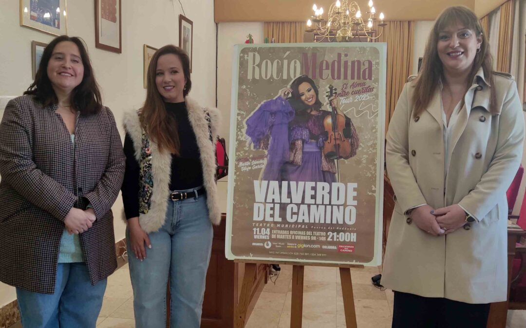 La viral violinista Rocío Medina presentará su espectáculo ‘El alma entre las cuerdas’ en Valverde