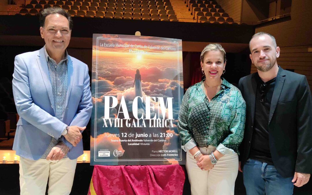 Canto a la paz en la nueva Gala Lírica de Valverde