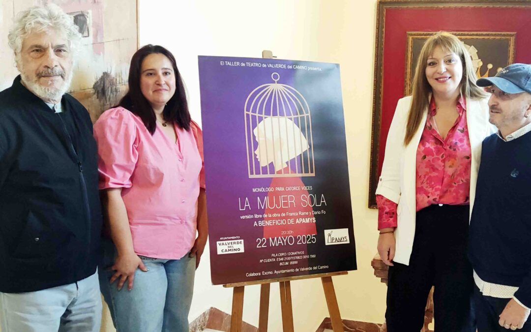 ‘La mujer sola’ regresa a Valverde el 22 de mayo para ayudar a la financiación de Apamys