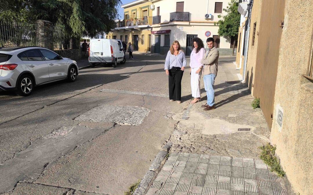 La calle Herrerías será la próxima en el plan de asfaltado valverdeño